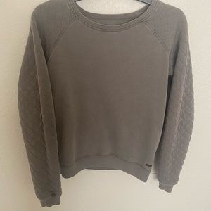Green crew neck sweater